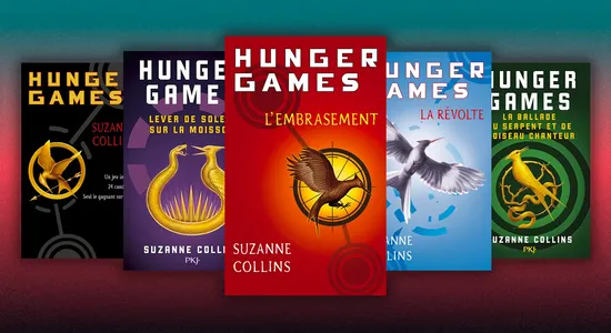 Présentation des 5 tomes de Hunger Games