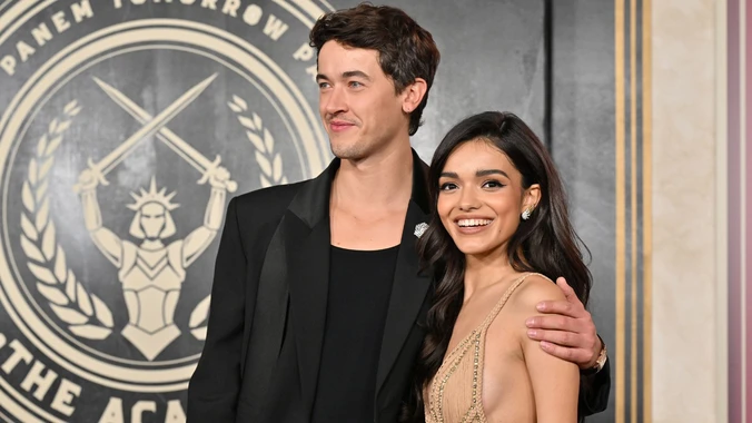 Tom Blyth et Rachel Zegler à l'avant première de Hunger Games 5, 13 novembre 2023, Los Angeles